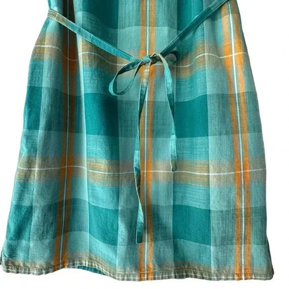 PATAGONIA | NWOT | SETTLERS DRESS ORGANIC COTTON PLAID BELTED | SIZE: 2 - Picture 6 of 12